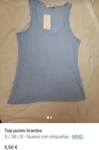 Camiseta Mango azul