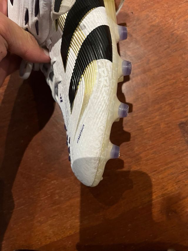 Botas de fútbol Adidas Predator Oro/Blanco
