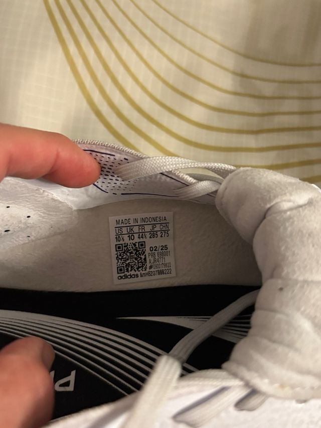 Botas de fútbol Adidas Predator Oro/Blanco