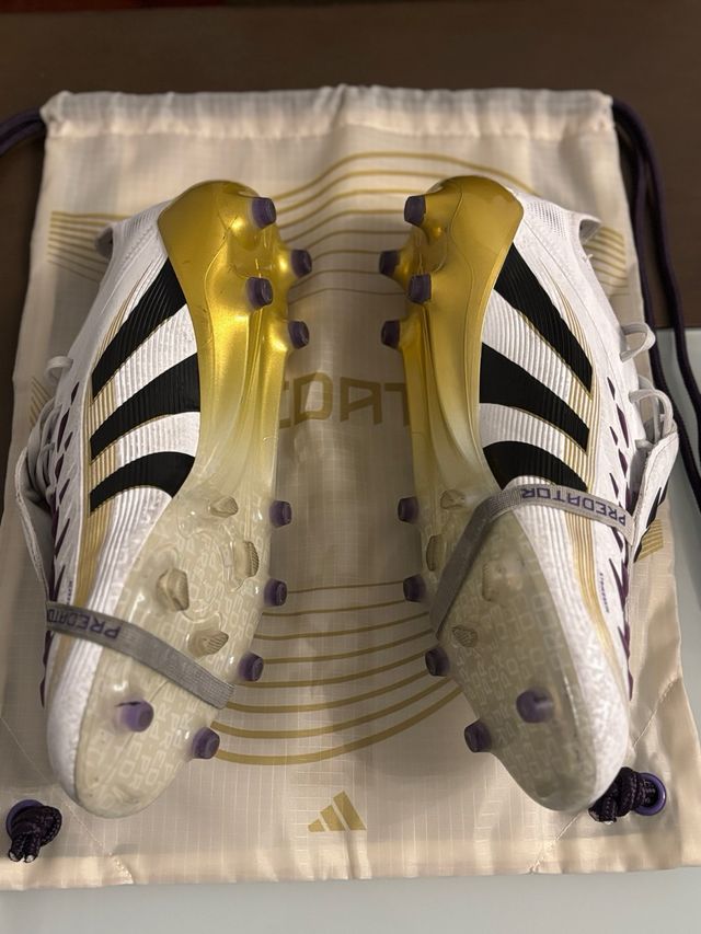 Botas de fútbol Adidas Predator Oro/Blanco