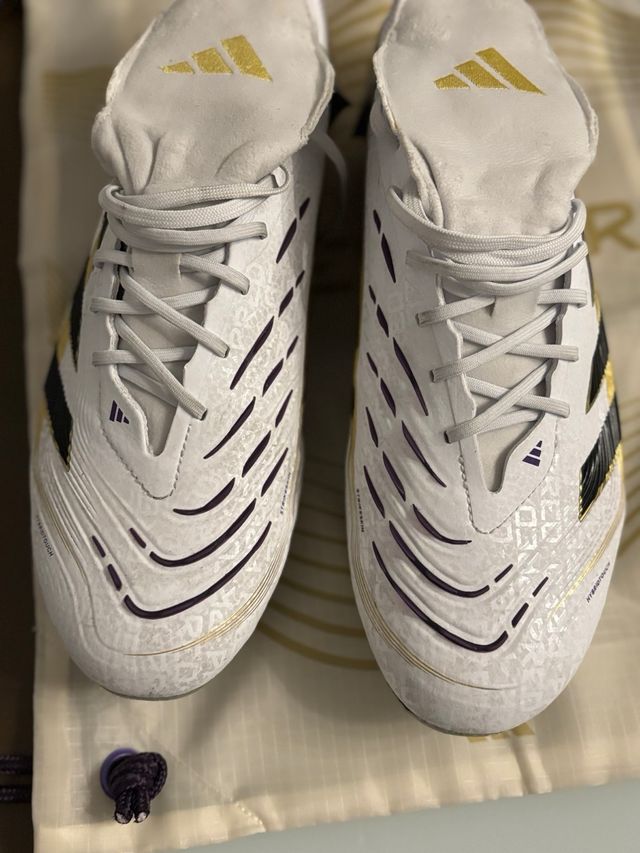 Botas de fútbol Adidas Predator Oro/Blanco