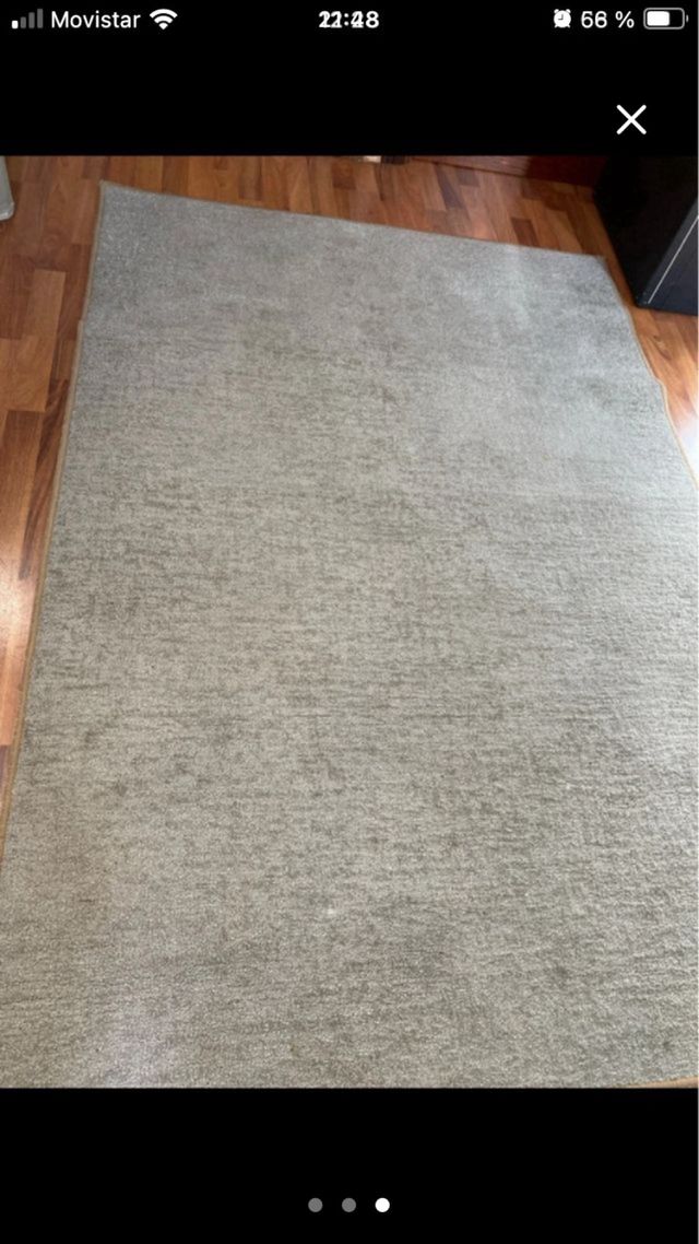 Grande tappeto beige 2m x 1.35m