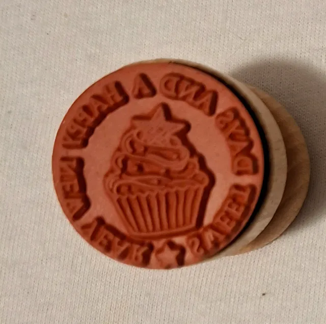 Sellos de Caucho / Madera navideños caja con 30uds