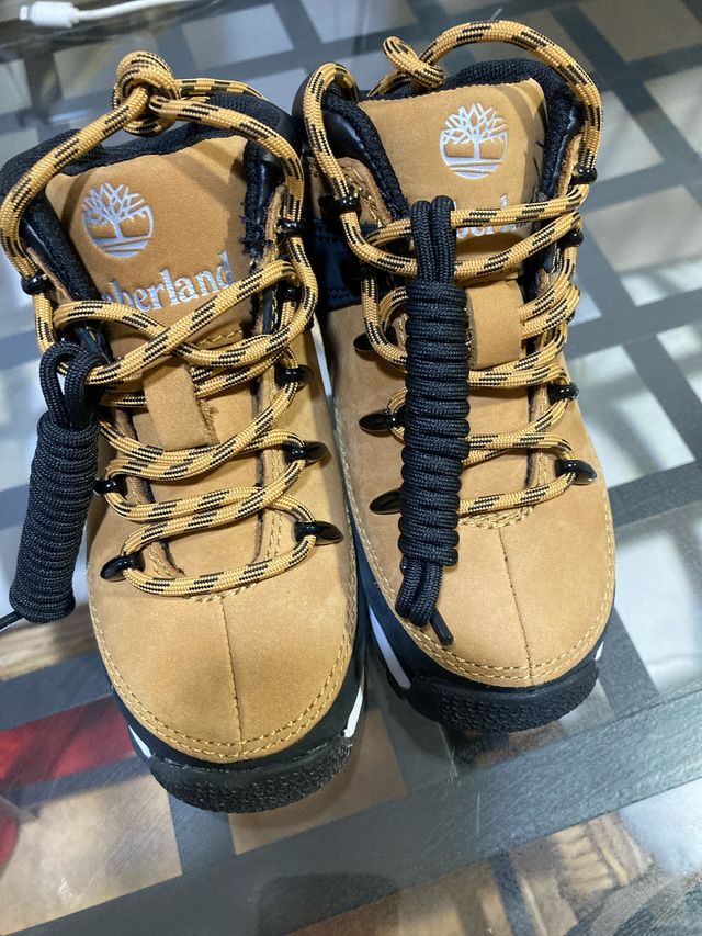 Botas Timberland niño marrones y negras