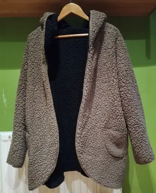 Abrigo borreguillo reversible