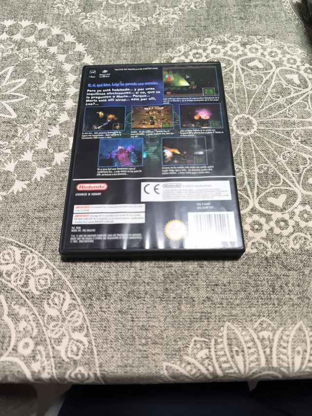 Luigi's Mansion GameCube de mi colección