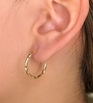 Pendientes Aro Oro 18kt