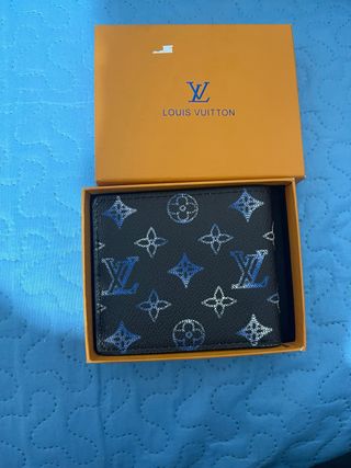 Cartera Louis Vuitton Negra y Azul