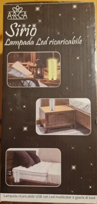 Lampada LED ARCA Sirio ricaricabile