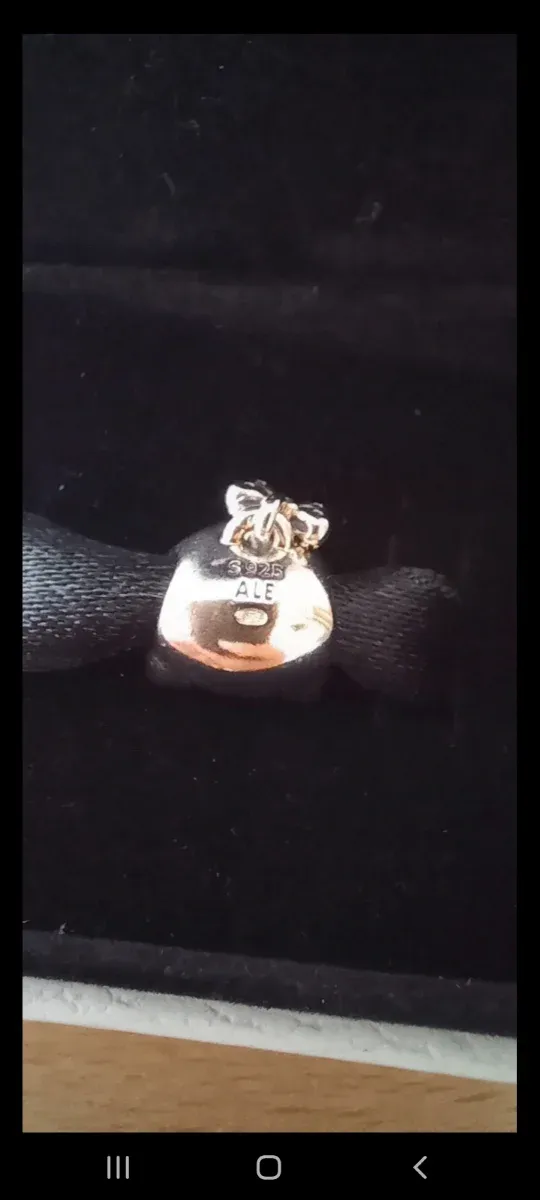 Charm Gato Pandora Plata