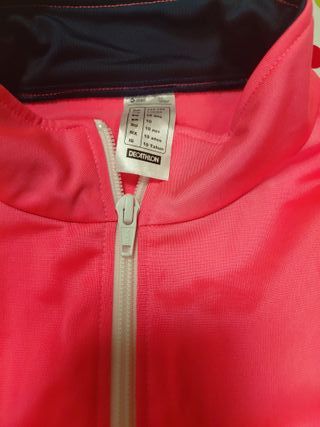 Chándal deportivo rosa y negro de niña