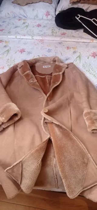 Abrigo El Corte Inglés Marrón Talla L