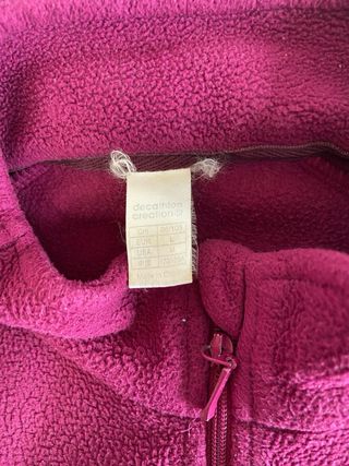 Forro polar rosa/morado