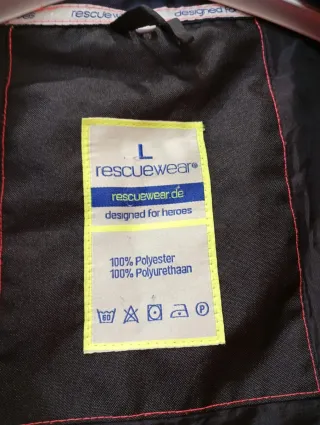 Chaqueta RESCUEWEAR Naranja y Azul Talla L