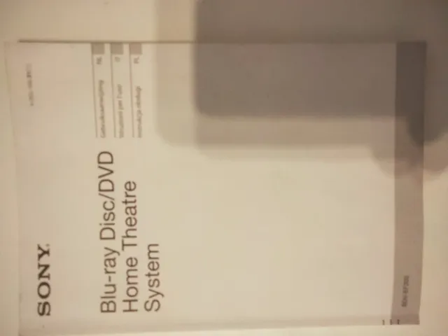 Sistema Home Theatre Sony 2.1 Negro