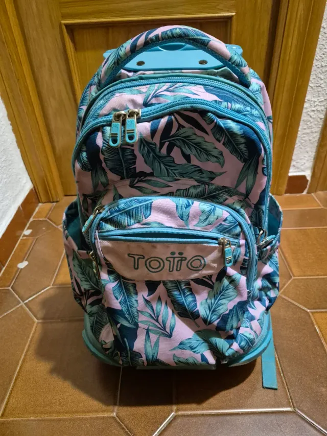 Mochila escolar con ruedas Totto