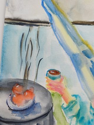 Acuarela Original Mujer 23x30cm