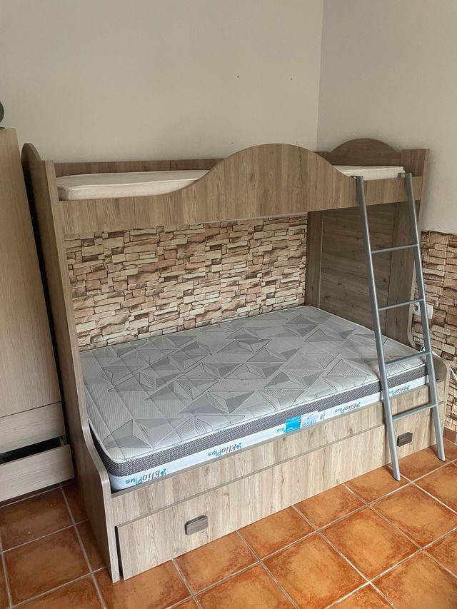 Cama Litera con cajones