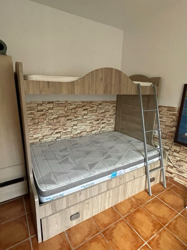 Cama Litera con cajones