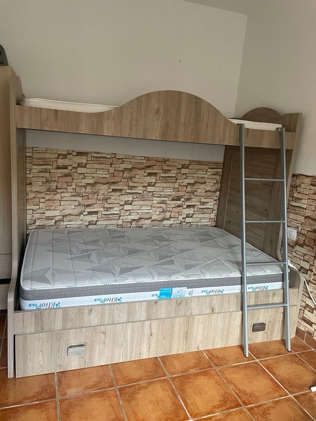 Cama Litera con cajones