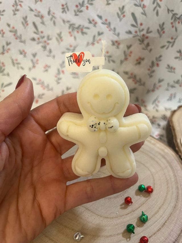 Candela Natalizia Biscotto di Zenzero