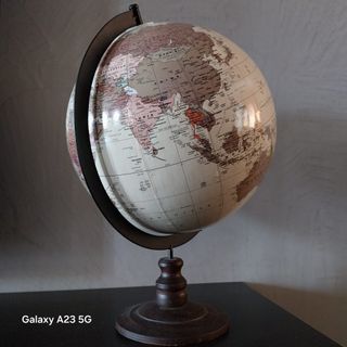 Globo Terráqueo Vintage Decorativo