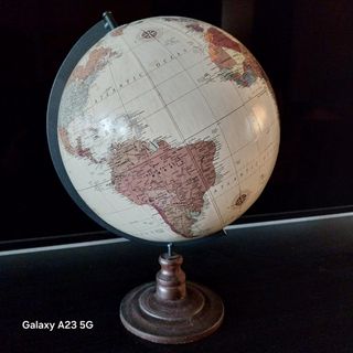 Globo Terráqueo Vintage Decorativo