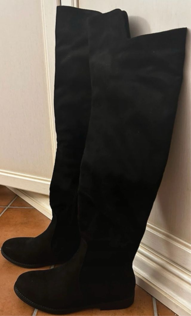 Stivali alti neri Bata