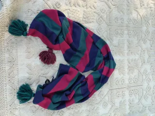 Sciarpa in lana a righe