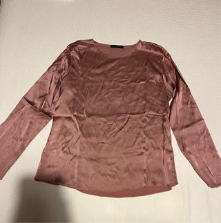 Camisa seda rosa Purificación García Talla L