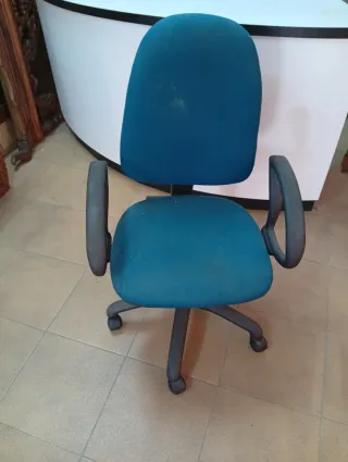 Silla de escritorio azul