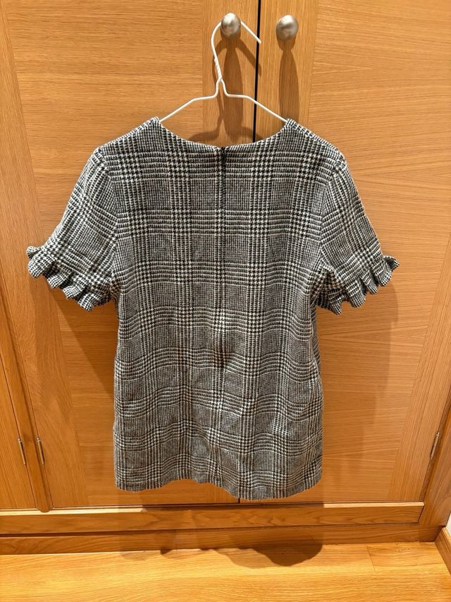 Vestido Lana Mini Pata de Gallo