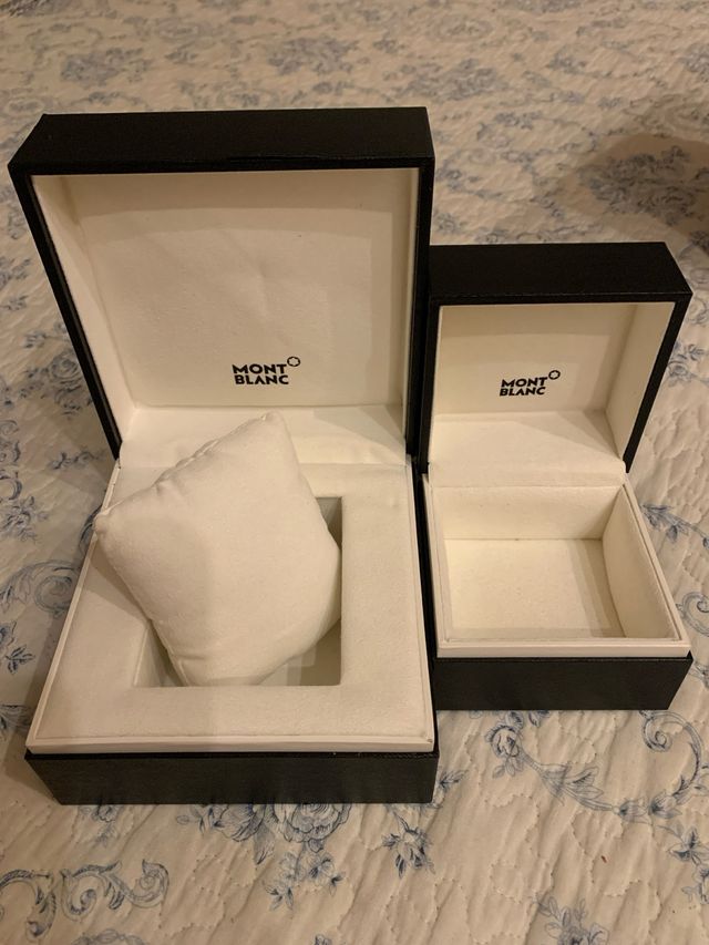 Lote 2 Cajas Montblanc Reloj/Joyas