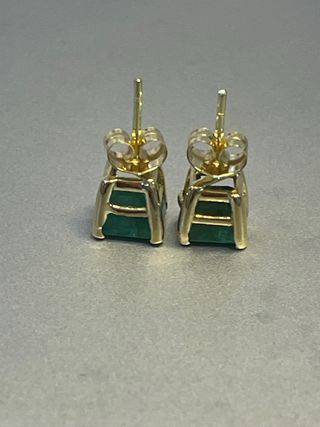 Pendientes Oro 18k Esmeraldas Naturales 4.71 Ct