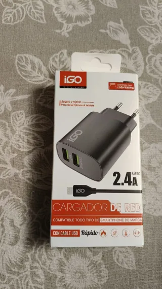 Cargador Iphone iGO Doble.