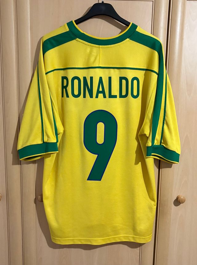 Camiseta ORIGINAL Brasil 98 Ronaldo Nazario