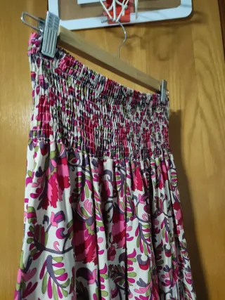 Falda larga bohemia