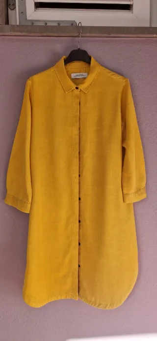 Camicia Zara Donna Gialla Taglia XS