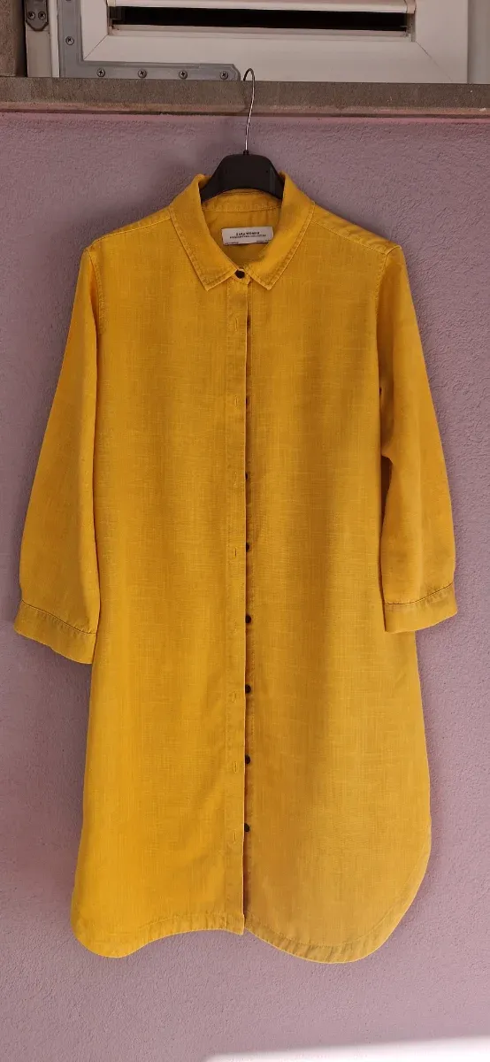Camicia Zara Donna Gialla Taglia XS
