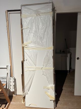 Puerta interior blanca