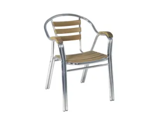 Sillas de madera y metal