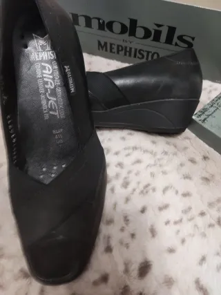 Zapatos Mephisto Negros Piel Talla 37.5