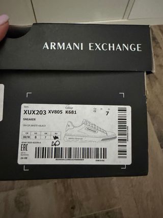 Scarpe Armani Exchange bianche nuove