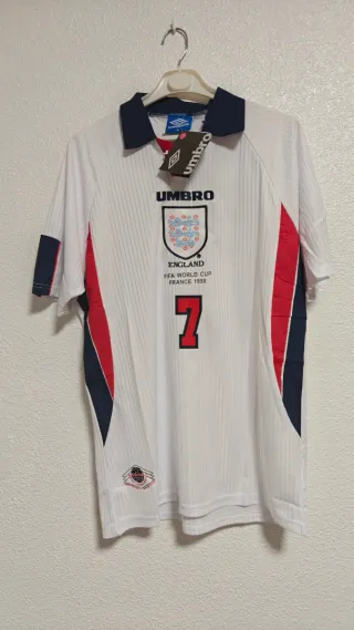 Camiseta Retro Umbro Inglaterra 1998 Talla L
