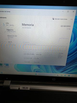 Ordenador Portátil Hp AMD A6, 8RAM, Win11