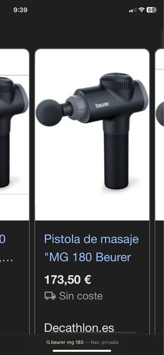 Pistola de masaje profesional