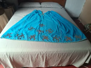 Capa Moros y Cristianos Elda Azul