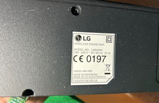 Barra Sonido LG LAS450H 2.1ch 220W + Subwoofer