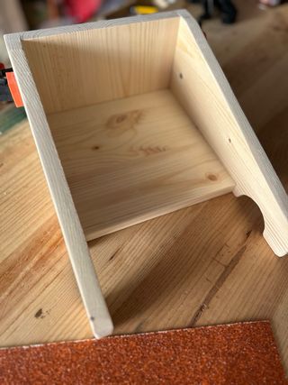 Soporte madera maciza para bicicleta