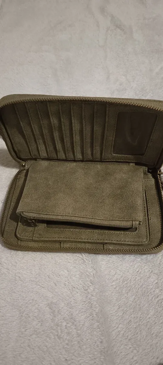 Bolso de mano Carrera verde oliva